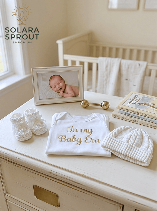 Custom Themed Embroidered Baby Grow - Solara Sprout Emporium