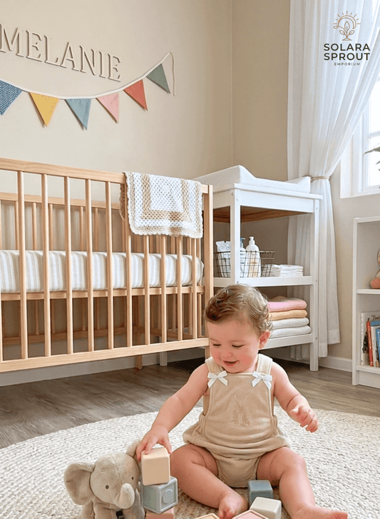 Lilly Bunny cotton Baby Romper - Solara Sprout Emporium