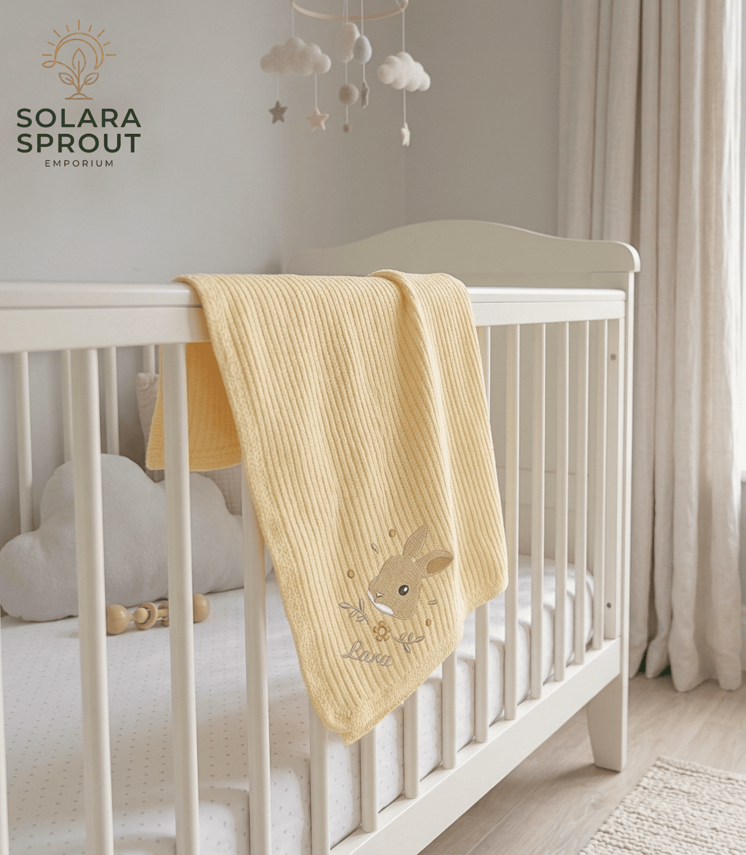 Custom Handmade Nursery Essentials - Solara Sprout Emporium