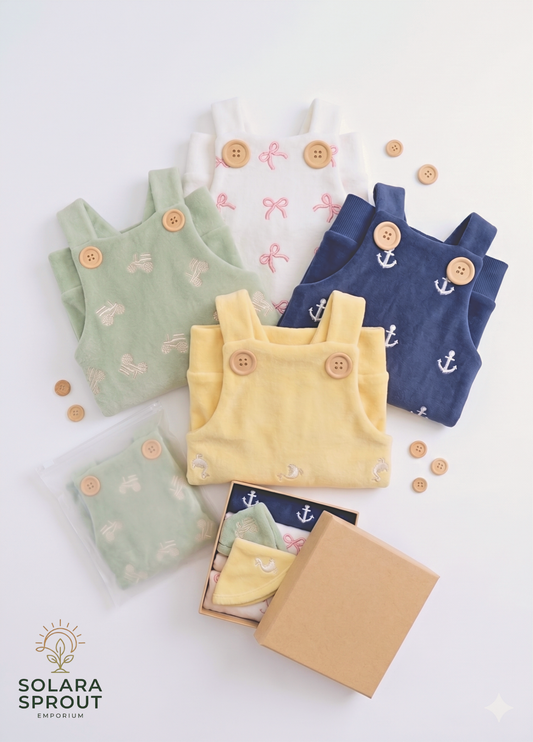 Brushed Knit Embroidered Baby Jumper