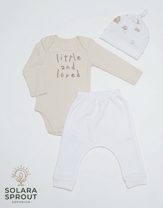 Complete Little Farm Animal Baby Outfit Set - Solara Sprout Emporium