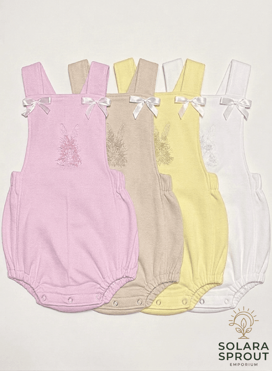 Lilly Bunny cotton Baby Romper - Solara Sprout Emporium