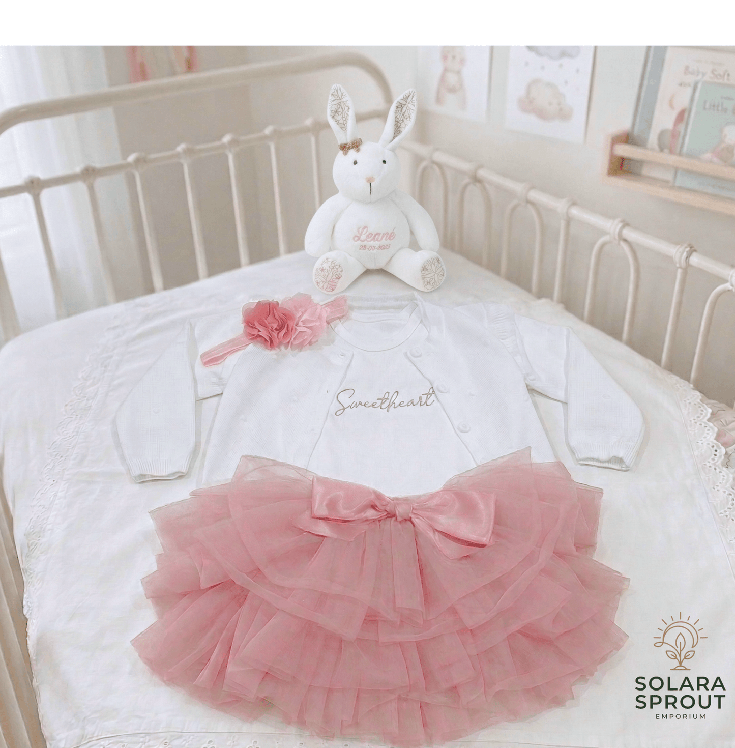Tutu Sweetheart Set Baby set - Solara Sprout Emporium